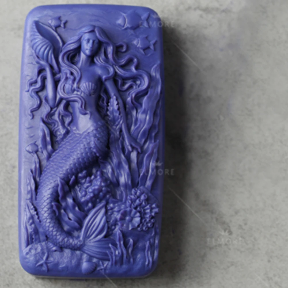 Silicone soap mold mermaid aquatic starfish shells molds chocolate moulds candle mould cake decorations baking tools
Silicone soap mold mermaid aquatic starfish shells molds chocolate moulds candle mould cake decorations baking tools