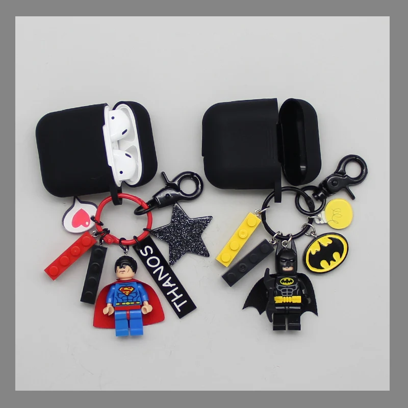 Luxury Batman Marvel Silicone Case for Apple Airpods Case Accessories Bluetooth Earphone Protective Cover Headset Box key Ring
Luxury Batman Marvel Silicone Case for Apple Airpods Case Accessories Bluetooth Earphone Protective Cover Headset Box key Ring
