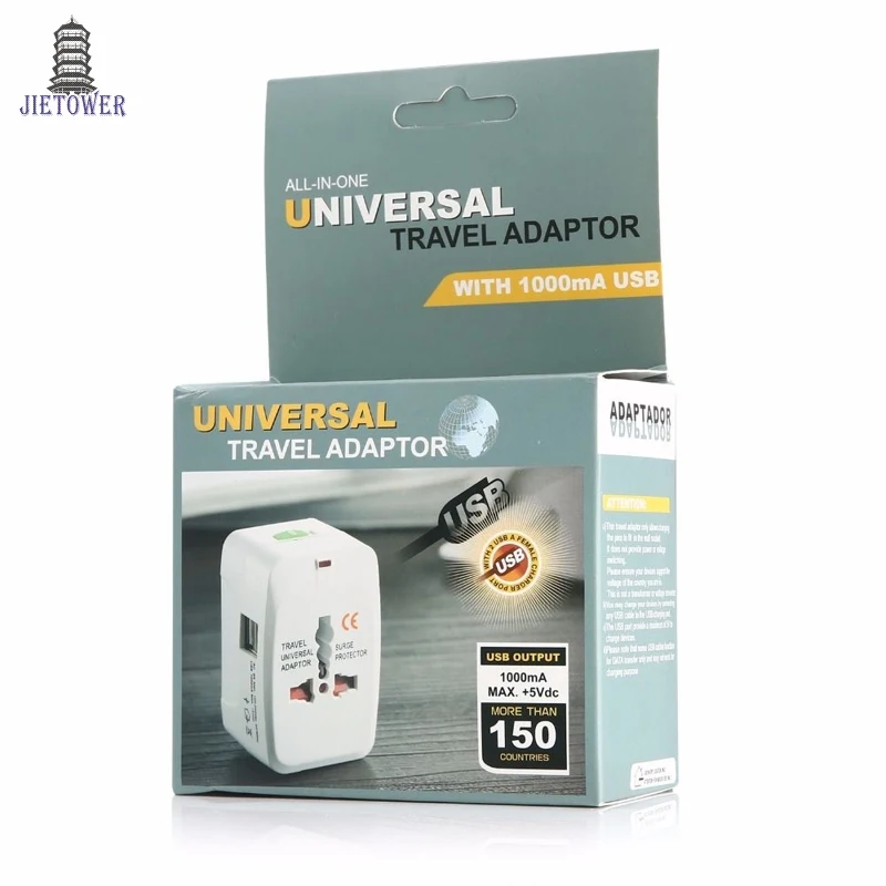 30pcs/lot World Travel Plug Adapter International Plug Socket Global Universal with 2USB 2 USB Conversion Socket Multi-function
30pcs/lot World Travel Plug Adapter International Plug Socket Global Universal with 2USB 2 USB Conversion Socket Multi-function