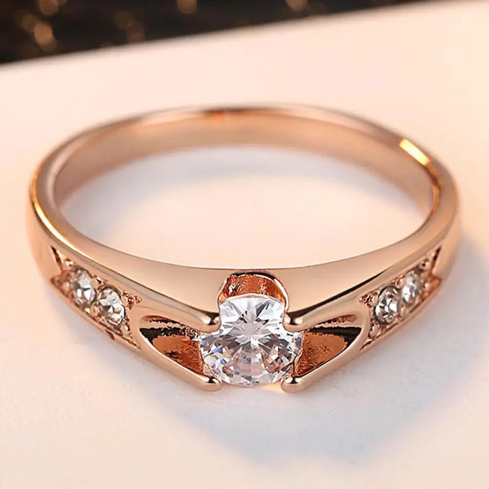 Rose Gold Color Assembly Anel Feminino Bijoux Aneis 0.5 Ct Engagement Ring Zirconia Jewelry Rings
Rose Gold Color Assembly Anel Feminino Bijoux Aneis 0.5 Ct Engagement Ring Zirconia Jewelry Rings