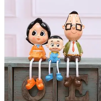 Creative big head son small head father three mouth of the home Korean versionresin foot doll handicrafts Decoration home
Creative big head son small head father three mouth of the home Korean versionresin foot doll handicrafts Decoration home