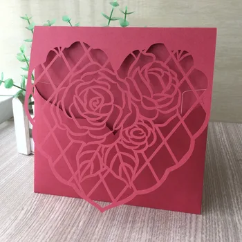 25pcs/lot Red Hollow Rose Pearl Paper Card Wedding Invitations Birthday Party Greeting Valentine Day Anniversary Business Letter
25pcs/lot Red Hollow Rose Pearl Paper Card Wedding Invitations Birthday Party Greeting Valentine Day Anniversary Business Letter