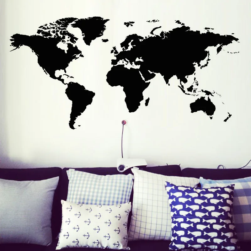 World Map Atlas Wall Sticker Decal DIY Removable Art Wall Sticker Mural Design House Decoration For Living Room
World Map Atlas Wall Sticker Decal DIY Removable Art Wall Sticker Mural Design House Decoration For Living Room