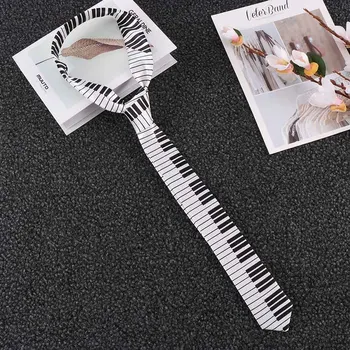 Black & White Piano Keyboard Necktie Tie Classic Slim Music Skinny Tie Personalized Gifts
Black & White Piano Keyboard Necktie Tie Classic Slim Music Skinny Tie Personalized Gifts