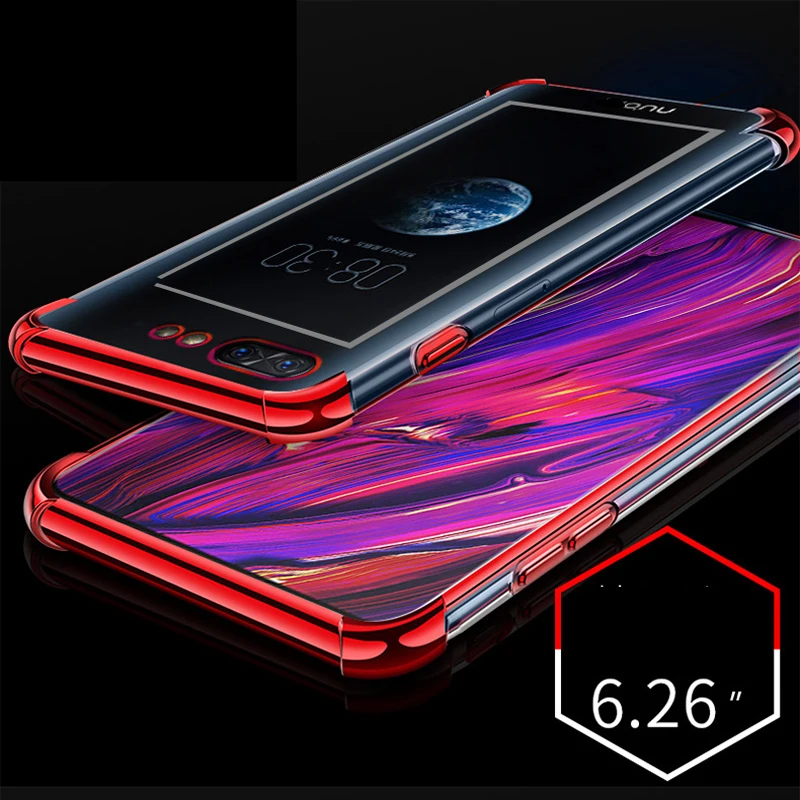 2PCS For NUBIA X Case cover Soft Transparent TPU Phone Cases Heavy Duty Airbag Protection Case For NUBIA X NX616J covers shell
2PCS For NUBIA X Case cover Soft Transparent TPU Phone Cases Heavy Duty Airbag Protection Case For NUBIA X NX616J covers shell