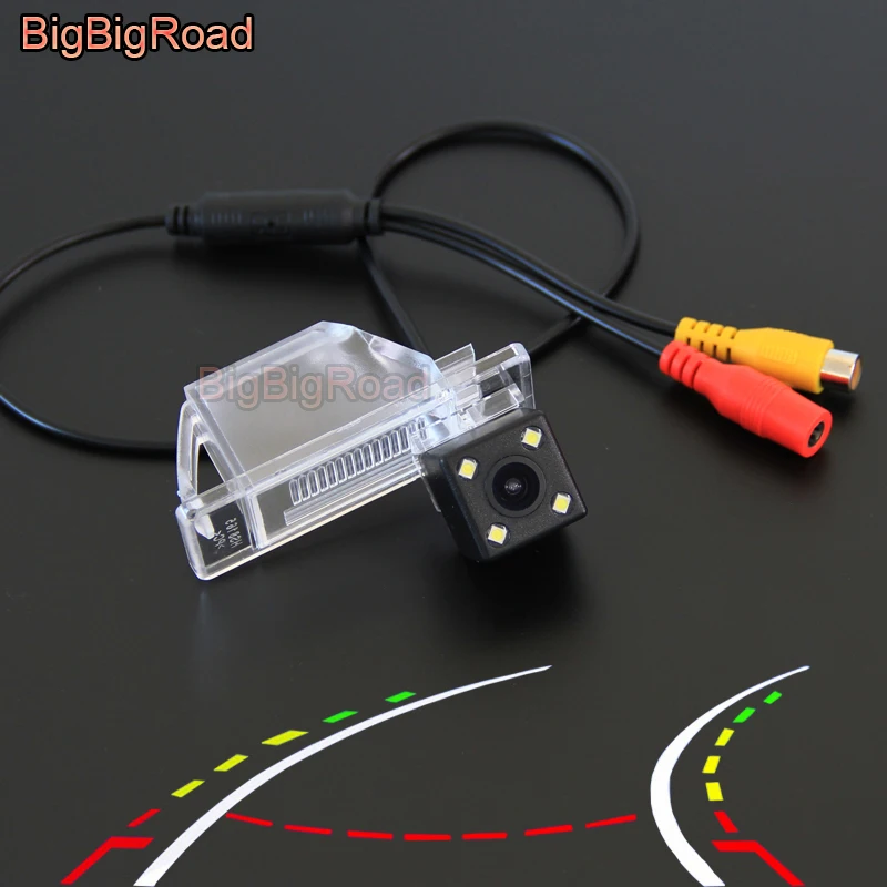 BigBigRoad Car Intelligent Dynamic Trajectory Tracks Rear View Camera For Nissan sunny 2011-2016 / Kicks 2016 - 2018 / X-Trail
BigBigRoad Car Intelligent Dynamic Trajectory Tracks Rear View Camera For Nissan sunny 2011-2016 / Kicks 2016 - 2018 / X-Trail