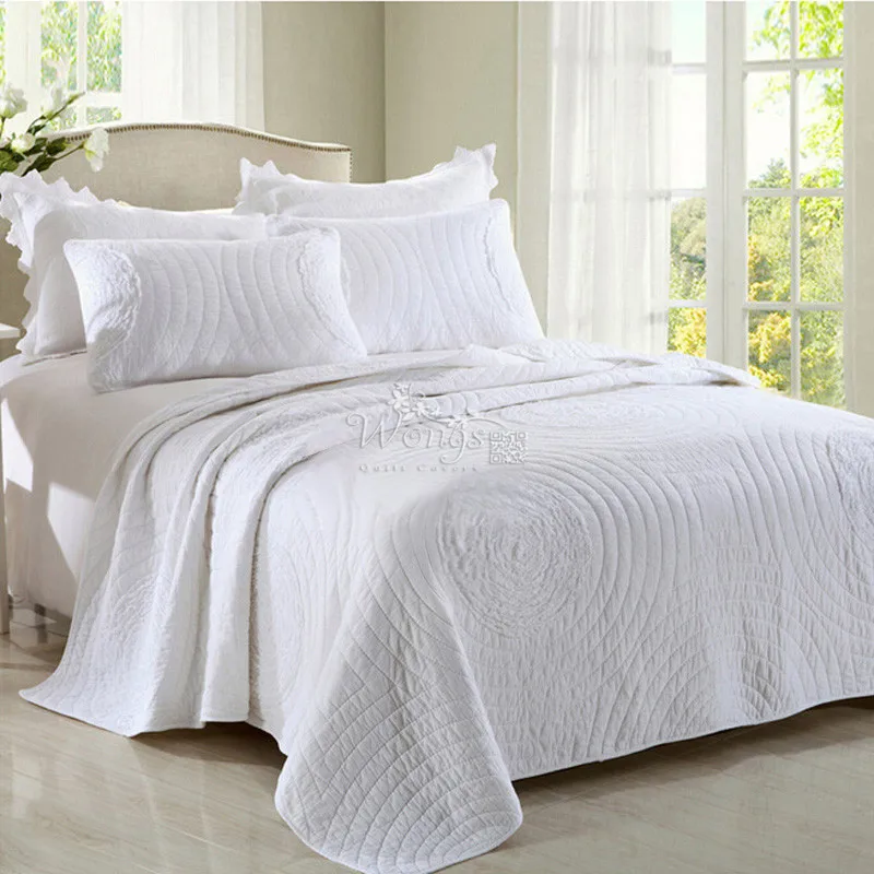 100% Cotton Bedspread Pillow Cases Queen King Size Solid Colour High Quality Drop Shipping Bedding Set Spring Autumn Bed Cover
100% Cotton Bedspread Pillow Cases Queen King Size Solid Colour High Quality Drop Shipping Bedding Set Spring Autumn Bed Cover