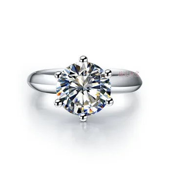 0.6 Ct Genuine White Gold Six Prongs Round Fine Certified Moissanite Women Engagement Ring Undertaken High Quality Gold Jewelry
0.6 Ct Genuine White Gold Six Prongs Round Fine Certified Moissanite Women Engagement Ring Undertaken High Quality Gold Jewelry