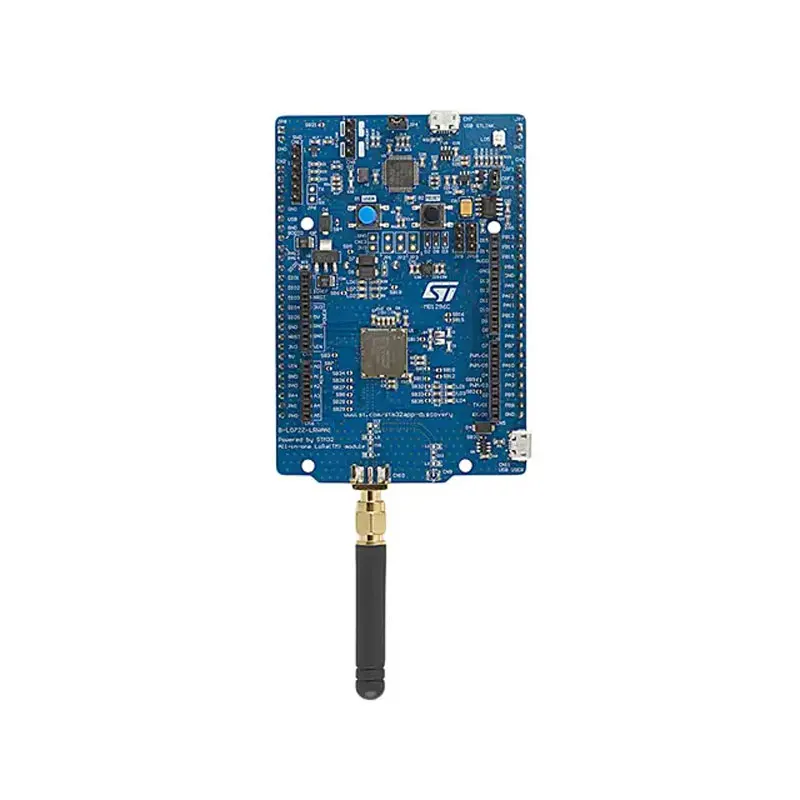 1 pcs x B-L072Z-LRWAN1 RF Development Tools STM32L0 Discovery kit LoRa, Sigfox, low-power wireless Evaluation Of STM32L072
1 pcs x B-L072Z-LRWAN1 RF Development Tools STM32L0 Discovery kit LoRa, Sigfox, low-power wireless Evaluation Of STM32L072