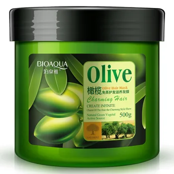 500g Olive Hair Mask Moisturizing Deep Repair Frizz For Dry Damaged Hair Smooth Hair Conditioner BIOAQUA Hair Film
500g Olive Hair Mask Moisturizing Deep Repair Frizz For Dry Damaged Hair Smooth Hair Conditioner BIOAQUA Hair Film