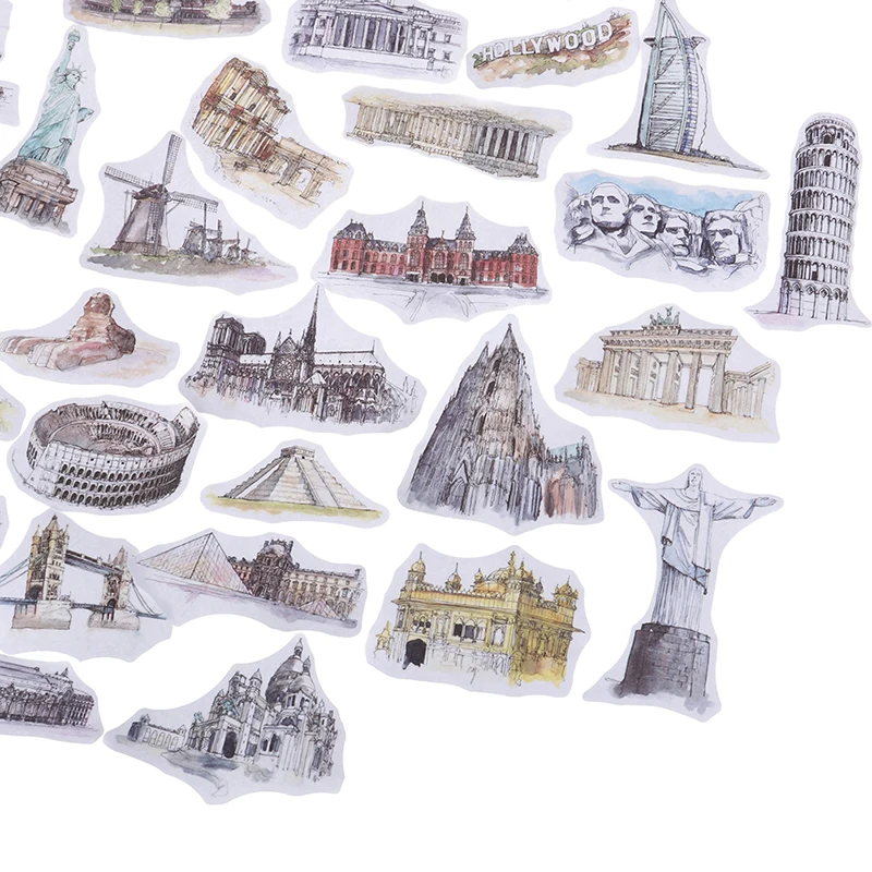 42pcs/bag Cities Tower Cute Decoration Label Stickers DIY Scrapbooking Stickers Travel The World Sticker for School Diary hot
42pcs/bag Cities Tower Cute Decoration Label Stickers DIY Scrapbooking Stickers Travel The World Sticker for School Diary hot
