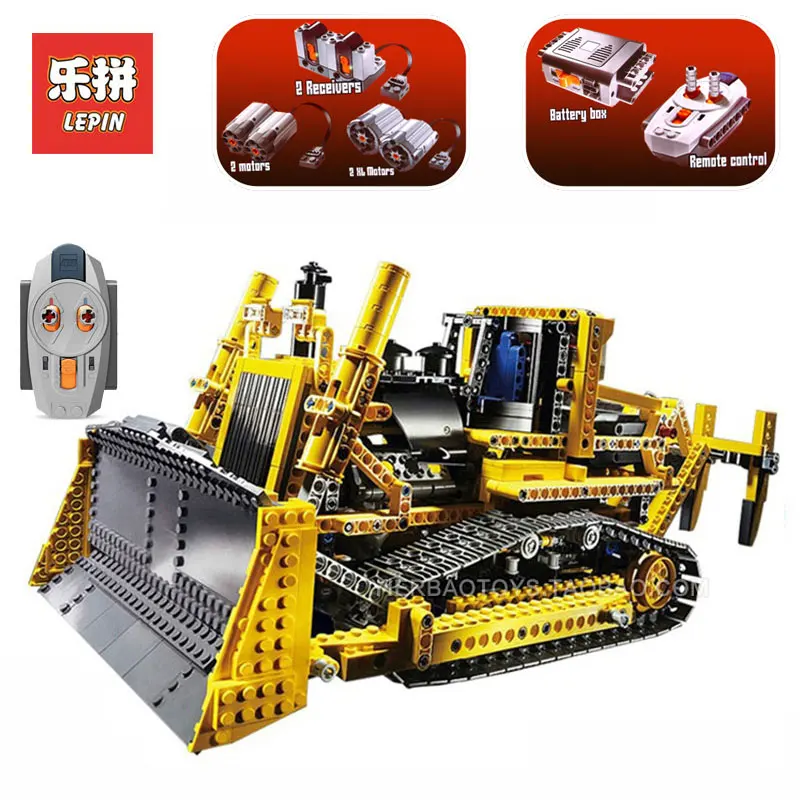 LEPIN 20008 Technic series 1384Pcs bulldozer Model Building kits Blocks Bricks LegoINGlys 8275 toys for boys Children gifts
LEPIN 20008 Technic series 1384Pcs bulldozer Model Building kits Blocks Bricks LegoINGlys 8275 toys for boys Children gifts