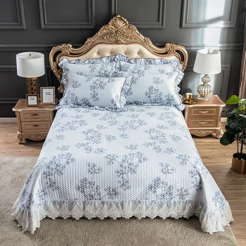 Linen Cotton Luxury Quilted Bedspread King Queen size Lace Edge 3Pcs Bed cover set Bed spread with Pillow shams Mattress cover
Linen Cotton Luxury Quilted Bedspread King Queen size Lace Edge 3Pcs Bed cover set Bed spread with Pillow shams Mattress cover