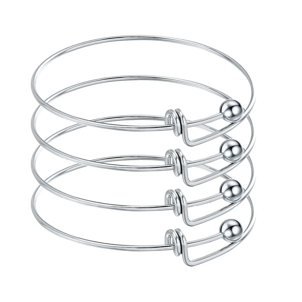 5pcs Stainless steel Blank Adjustable Expandable Wire Bracelets Bangles For DIY Charm Bangle Jewelry
5pcs Stainless steel Blank Adjustable Expandable Wire Bracelets Bangles For DIY Charm Bangle Jewelry