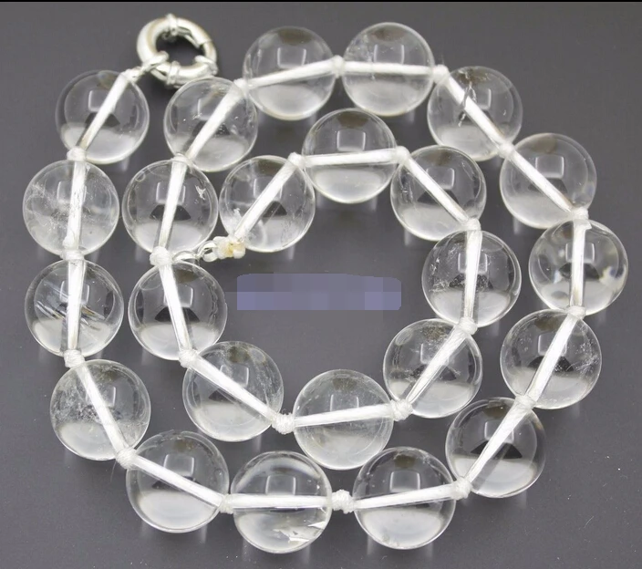 Jew3110 beauty 16mm natural white clear quartz round beads stone handmade necklace
Jew3110 beauty 16mm natural white clear quartz round beads stone handmade necklace