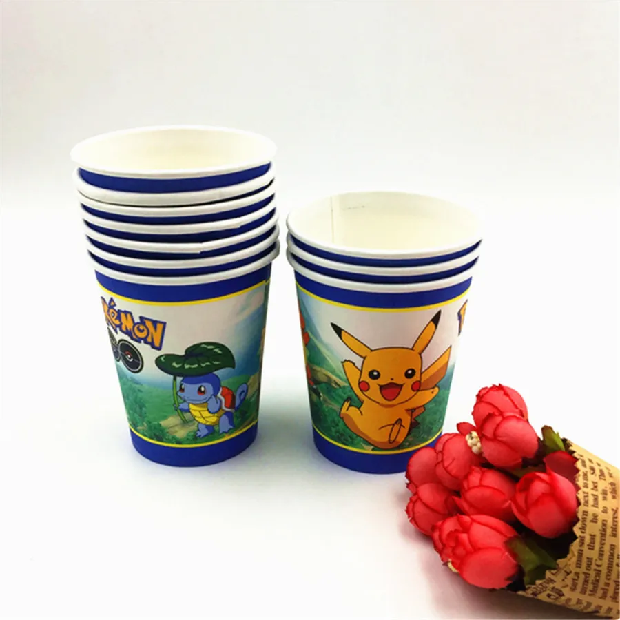 10pcs/lot Pikachu Party Supplies Paper Cup Cartoon Birthday Decoration Baby Shower Theme Festival Favors Kids Girls Boys
10pcs/lot Pikachu Party Supplies Paper Cup Cartoon Birthday Decoration Baby Shower Theme Festival Favors Kids Girls Boys
