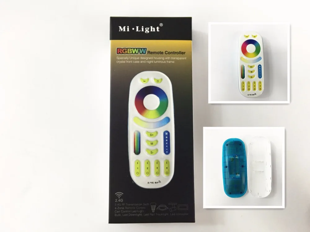 2.4G Mi Light RGBWW Remote Controller RF DC 12-24V Mi Light Controller Use for Led Strip Lights
2.4G Mi Light RGBWW Remote Controller RF DC 12-24V Mi Light Controller Use for Led Strip Lights