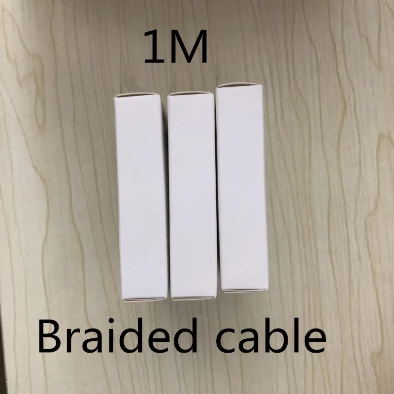 

10Pcs/lot Newest 1m3.0mm AAAA Quality Metal Braided USB Data Sync Charger Cable For iPad iPhone 8 7 6s 6 plus X,with retail box