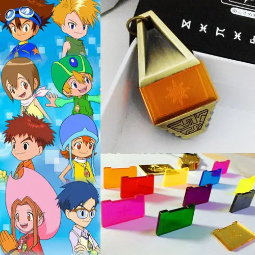 NEW Digimon Adventure Tri Tag and Crests BOX ver.3 Metal Version Badge Amulett Symbols Cosplay Digivice Pendant Necklace Gift
NEW Digimon Adventure Tri Tag and Crests BOX ver.3 Metal Version Badge Amulett Symbols Cosplay Digivice Pendant Necklace Gift