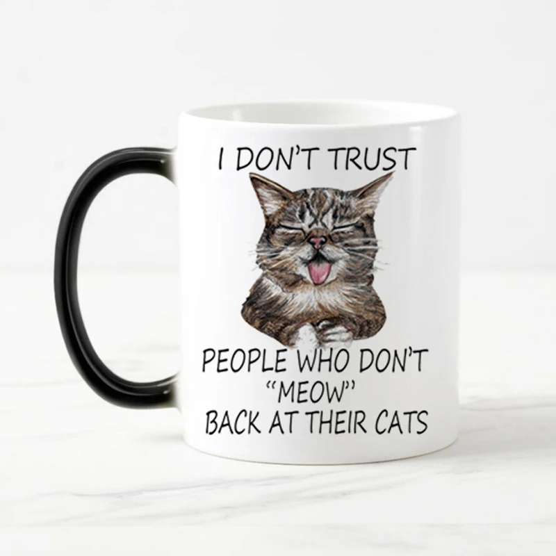 Free shipping Funny Cute cats Color Changing Ceramic Coffee Mug Tea Cup Magic cartoon Mugs gift for friends
Free shipping Funny Cute cats Color Changing Ceramic Coffee Mug Tea Cup Magic cartoon Mugs gift for friends