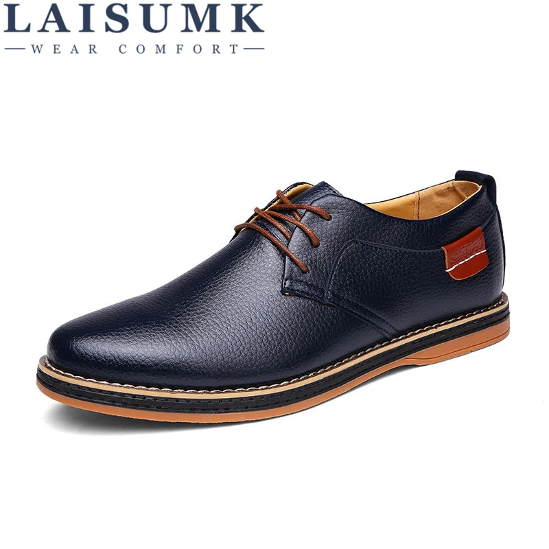 LAISUMK Brand Mens Oxfords Leather Formal Shoe For Man Dress Shoes Round Toe Vintage Italian Men Flats Casual Zapatos
LAISUMK Brand Mens Oxfords Leather Formal Shoe For Man Dress Shoes Round Toe Vintage Italian Men Flats Casual Zapatos