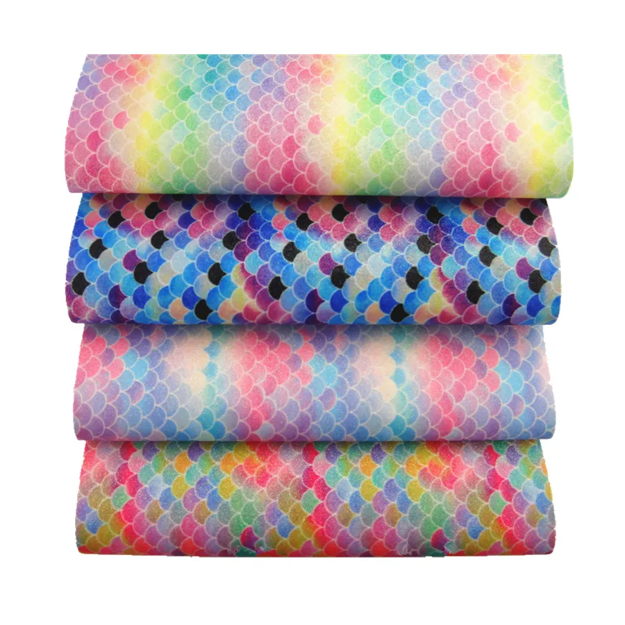 Yedoment 20CM*34CM Rainbow Scale Glitter Printed Leather Fabric For Hair Bows Bags Shoes, DIY Accessories Craft Supplies
Yedoment 20CM*34CM Rainbow Scale Glitter Printed Leather Fabric For Hair Bows Bags Shoes, DIY Accessories Craft Supplies