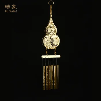 Hot Selling New Elephant Copper Gourd Wind Bell Pendant Door Decoration Hoist Pendant Wind Bell Living Room Windowsill Balcony
Hot Selling New Elephant Copper Gourd Wind Bell Pendant Door Decoration Hoist Pendant Wind Bell Living Room Windowsill Balcony