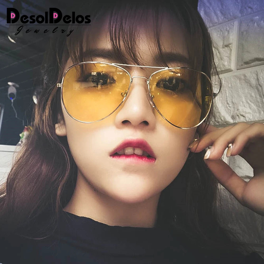 2019 Fashion Brand Women Sunglasses Top Sales Anti-Uv Lady Sun-Shading Eyeglasses Classic Retro Cute Pilot Sun Glasses | Аксессуары для