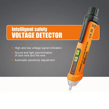 8908C 50-60Hz AC 12-1000V Non Contact Voltage Tester Pen Circuit Detector Led Flashlight Test a Live Wire AC Volt Ammeter
8908C 50-60Hz AC 12-1000V Non Contact Voltage Tester Pen Circuit Detector Led Flashlight Test a Live Wire AC Volt Ammeter