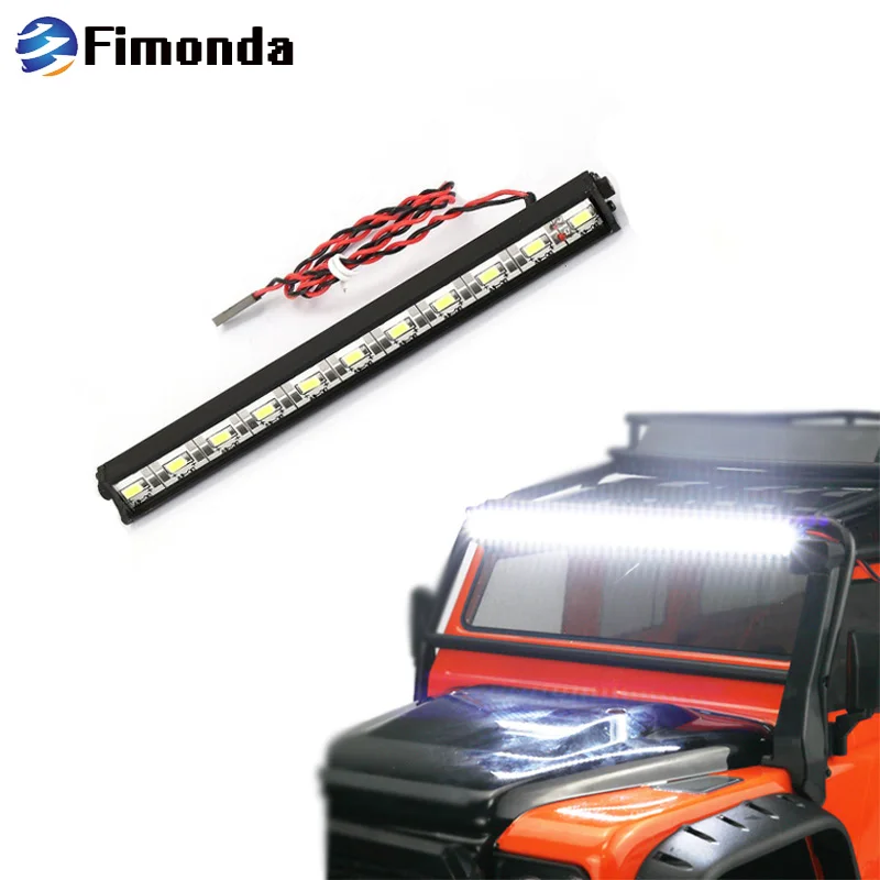 Metal LED Roof Lamp Light Bar top holder 11 LED Light For 1/10 RC 313 Wrangler Crawler Car Modification Upgrade Parts
Metal LED Roof Lamp Light Bar top holder 11 LED Light For 1/10 RC 313 Wrangler Crawler Car Modification Upgrade Parts