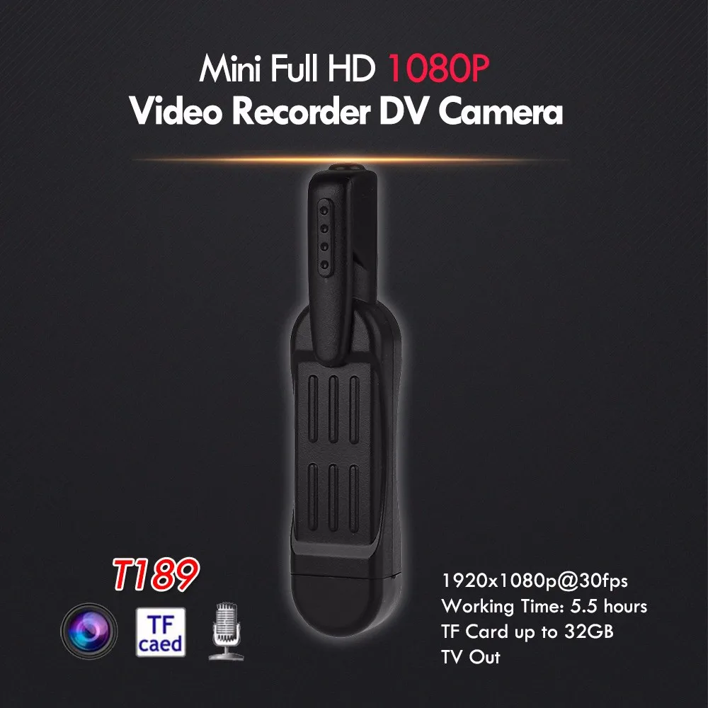 T189 Full HD 1080P Mini Wearable Small Pen Camera With 32GB Card Support 1 T189 Full HD 1080P Mini Wearable Small Pen Camera With 32GB Card Support 1