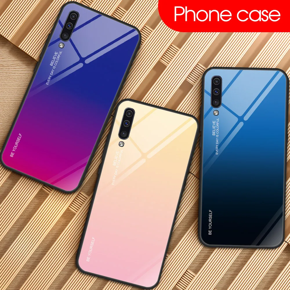Glass Case For Samsung Galaxy A20 A30 A50 A60 A70 A10 A20E A40S For Galaxy M10 M20 M30 M40 S10 5G Plus S10E Gradient Back Cover
Glass Case For Samsung Galaxy A20 A30 A50 A60 A70 A10 A20E A40S For Galaxy M10 M20 M30 M40 S10 5G Plus S10E Gradient Back Cover