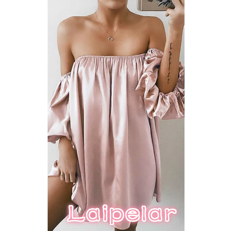 Party Sexy Off Shoulder Female Blusas Women Puff Sleeve Soft Satin Blouse Kimono Femme Blouses Blusa Mujer Cold Shoulder Tops
Party Sexy Off Shoulder Female Blusas Women Puff Sleeve Soft Satin Blouse Kimono Femme Blouses Blusa Mujer Cold Shoulder Tops