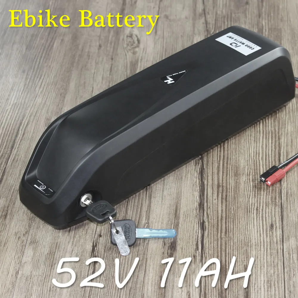 52V 11Ah Hailong Battery 14S4P 1000W High Power Down Tube eBike Lithium ion Battery+Charger
52V 11Ah Hailong Battery 14S4P 1000W High Power Down Tube eBike Lithium ion Battery+Charger