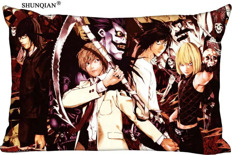 Custom Pillowcase Death note Rectangle Zipper Polyester Cotton Pillow Cover Size 45x35cm (one side) Print
Custom Pillowcase Death note Rectangle Zipper Polyester Cotton Pillow Cover Size 45x35cm (one side) Print
