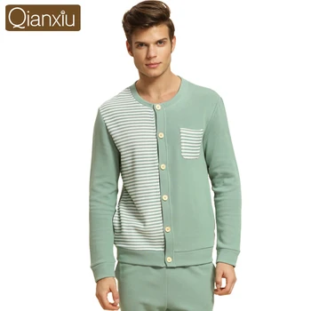 Qianxiu Pajama Sets For Men O-Neck Long Sleeve Casual Sleepwear Cotton Thicken Pajamas 15292
Qianxiu Pajama Sets For Men O-Neck Long Sleeve Casual Sleepwear Cotton Thicken Pajamas 15292