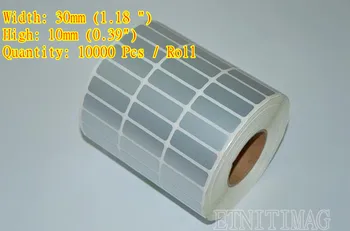 Blank Label Sticker 30mmx10mmx10000Sheet/Roll Waterproof Tearproof Silver PET Label For Outdoor electronic label free delivery
Blank Label Sticker 30mmx10mmx10000Sheet/Roll Waterproof Tearproof Silver PET Label For Outdoor electronic label free delivery