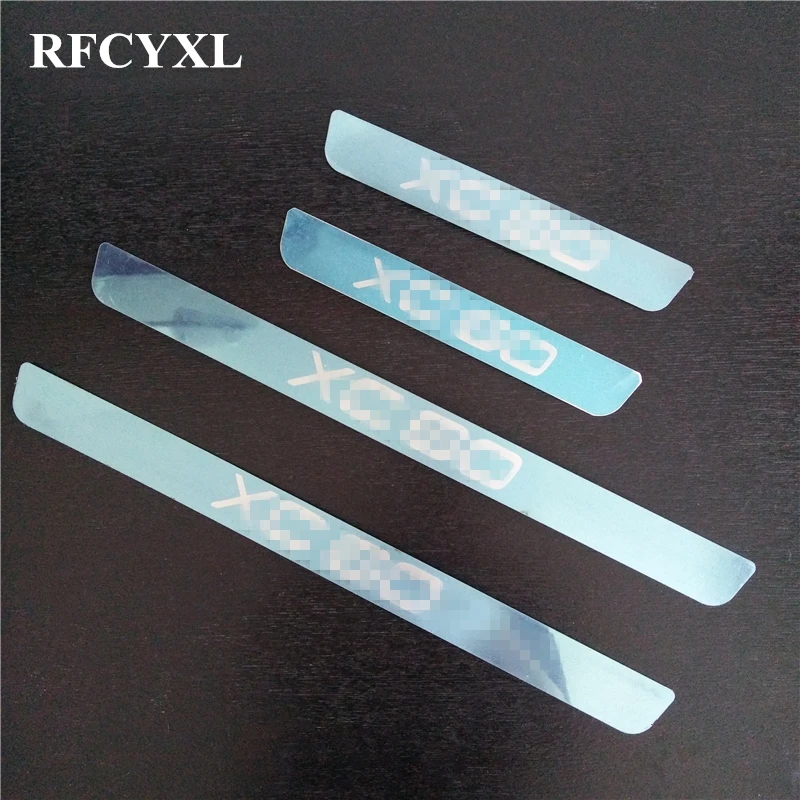 4pcs/set Car Door Sill Strip For Volvo New XC60 2018 Welcome Pedal Covers Car Styling Stickers Auto Decoration Accessories
4pcs/set Car Door Sill Strip For Volvo New XC60 2018 Welcome Pedal Covers Car Styling Stickers Auto Decoration Accessories