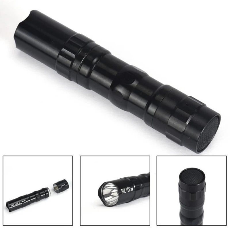 3W LED Flashlight Super bright LED lamp With Clip Clamp AA Flashlight Focus Torch Light high quality Mini Protable Flashlamp
3W LED Flashlight Super bright LED lamp With Clip Clamp AA Flashlight Focus Torch Light high quality Mini Protable Flashlamp