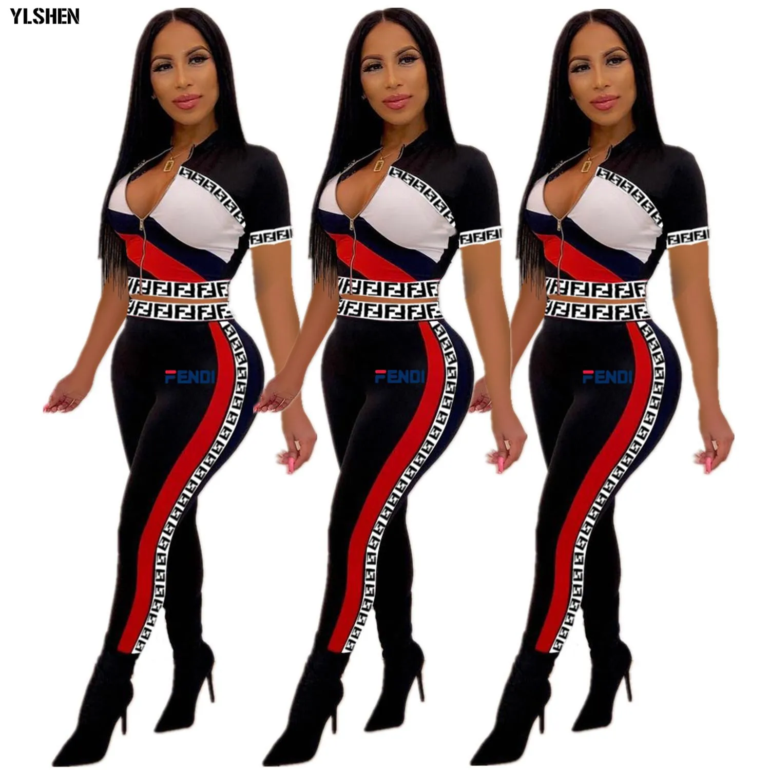 2019 Sexy 2 Two Piece Set Women Crop Top and Pants Fashion Letters Patchwork Bodycon Outfit Summer Matching Set Ladies Tracksuit
2019 Sexy 2 Two Piece Set Women Crop Top and Pants Fashion Letters Patchwork Bodycon Outfit Summer Matching Set Ladies Tracksuit
