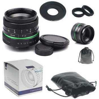 35mm F1.6 Manual Wide Angle Prime Len + C-NEX/NX/M4/3 Macro Len for Canon Nikon Sony Fujifilm Pentax Samsung LumixSLR camera
35mm F1.6 Manual Wide Angle Prime Len + C-NEX/NX/M4/3 Macro Len for Canon Nikon Sony Fujifilm Pentax Samsung LumixSLR camera