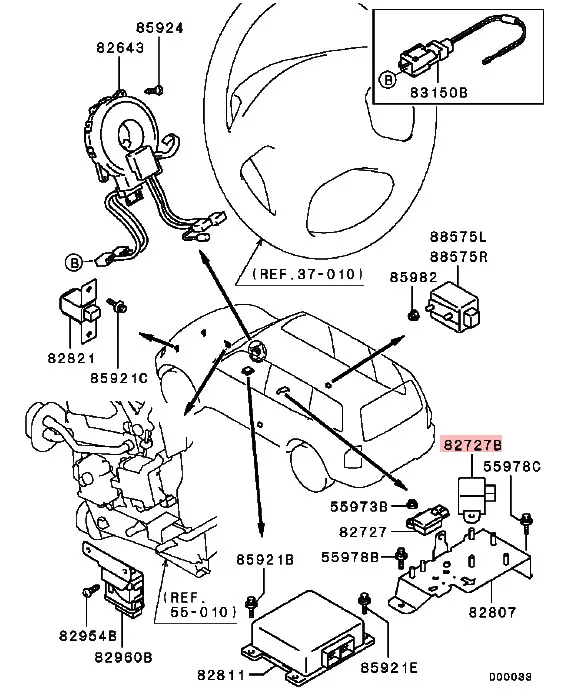 Yaw Rate Sensor G Yaw Sensor Voor Mitsubishi Pajero Mr527442 Aliexpress Automobiles Motorcycles