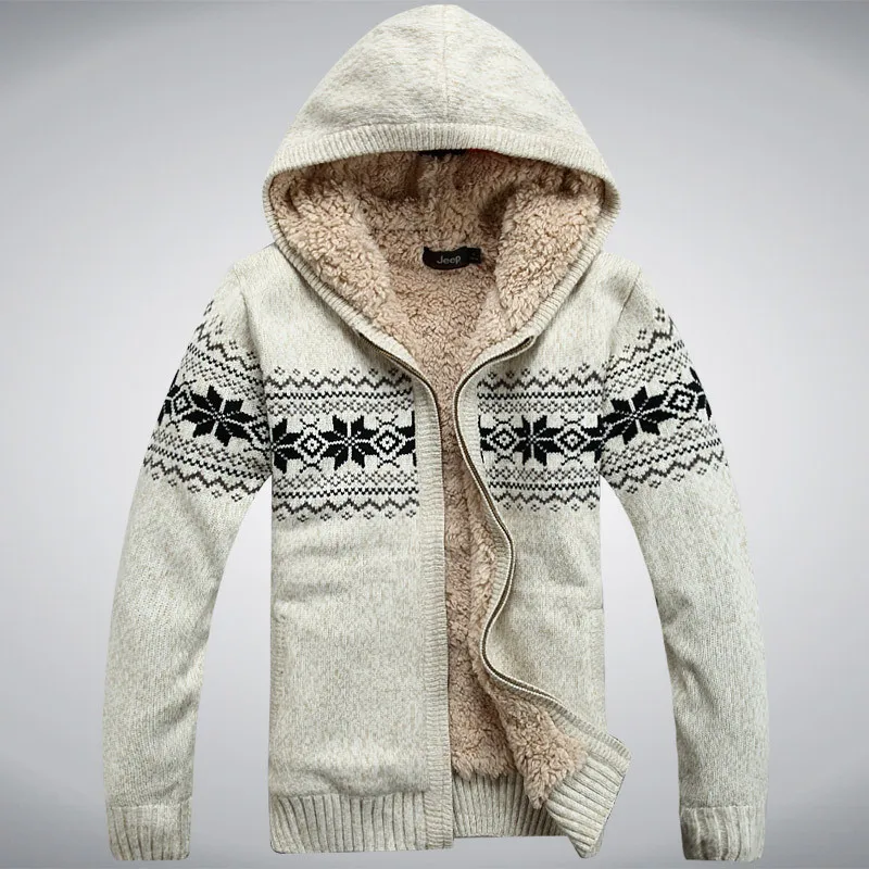 ICPANS Winter Thicken Fleece Wool Man Sweater Hooded Winter Cardigan our ear New Fashion Cotton Red Blue Size M L XL XXL
ICPANS Winter Thicken Fleece Wool Man Sweater Hooded Winter Cardigan our ear New Fashion Cotton Red Blue Size M L XL XXL