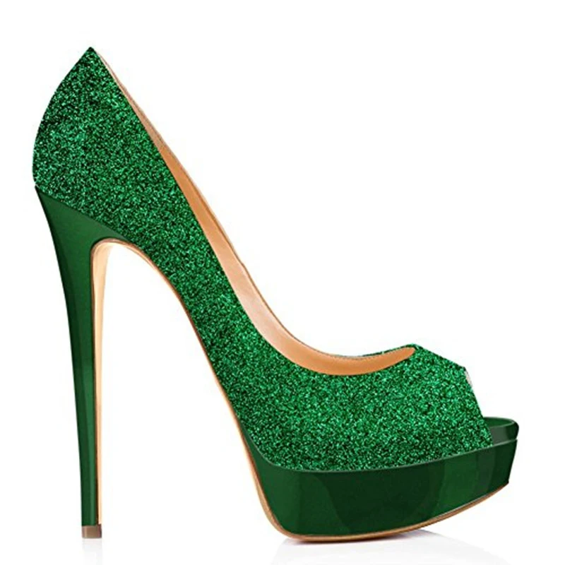 Cocoafoal Women Peep Toe Heels Sandals Plus Size 43 Green Purple High Heels Sandals Sexy Summer Purple Gold Red Glitter Pumps
Cocoafoal Women Peep Toe Heels Sandals Plus Size 43 Green Purple High Heels Sandals Sexy Summer Purple Gold Red Glitter Pumps