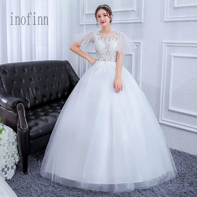 Inofinn Hot Sale Ball Gowns White Tulle Wedding Dresses 2019 Bridal Dress Marriage Customer Made
Inofinn Hot Sale Ball Gowns White Tulle Wedding Dresses 2019 Bridal Dress Marriage Customer Made