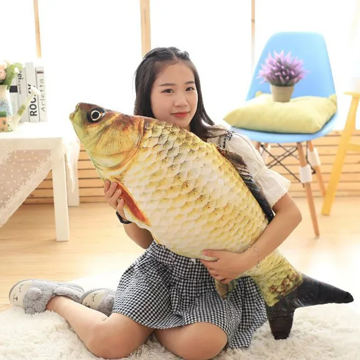 1pc Fashion Simulation Carp Stuffed Fish Plush Toys Pillow Kids Creative Sofa Bed Pillow Appease Baby Kids Toy Christmas Gift
1pc Fashion Simulation Carp Stuffed Fish Plush Toys Pillow Kids Creative Sofa Bed Pillow Appease Baby Kids Toy Christmas Gift
