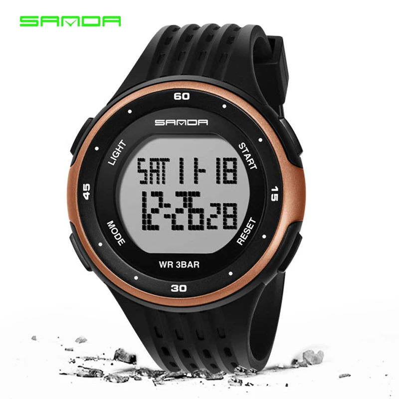 SANDA 338 Fashion Sport Watch Women Electronic LED Digital Watch Waterproof Ladies Wrist watches montre femme relogio feminino
SANDA 338 Fashion Sport Watch Women Electronic LED Digital Watch Waterproof Ladies Wrist watches montre femme relogio feminino