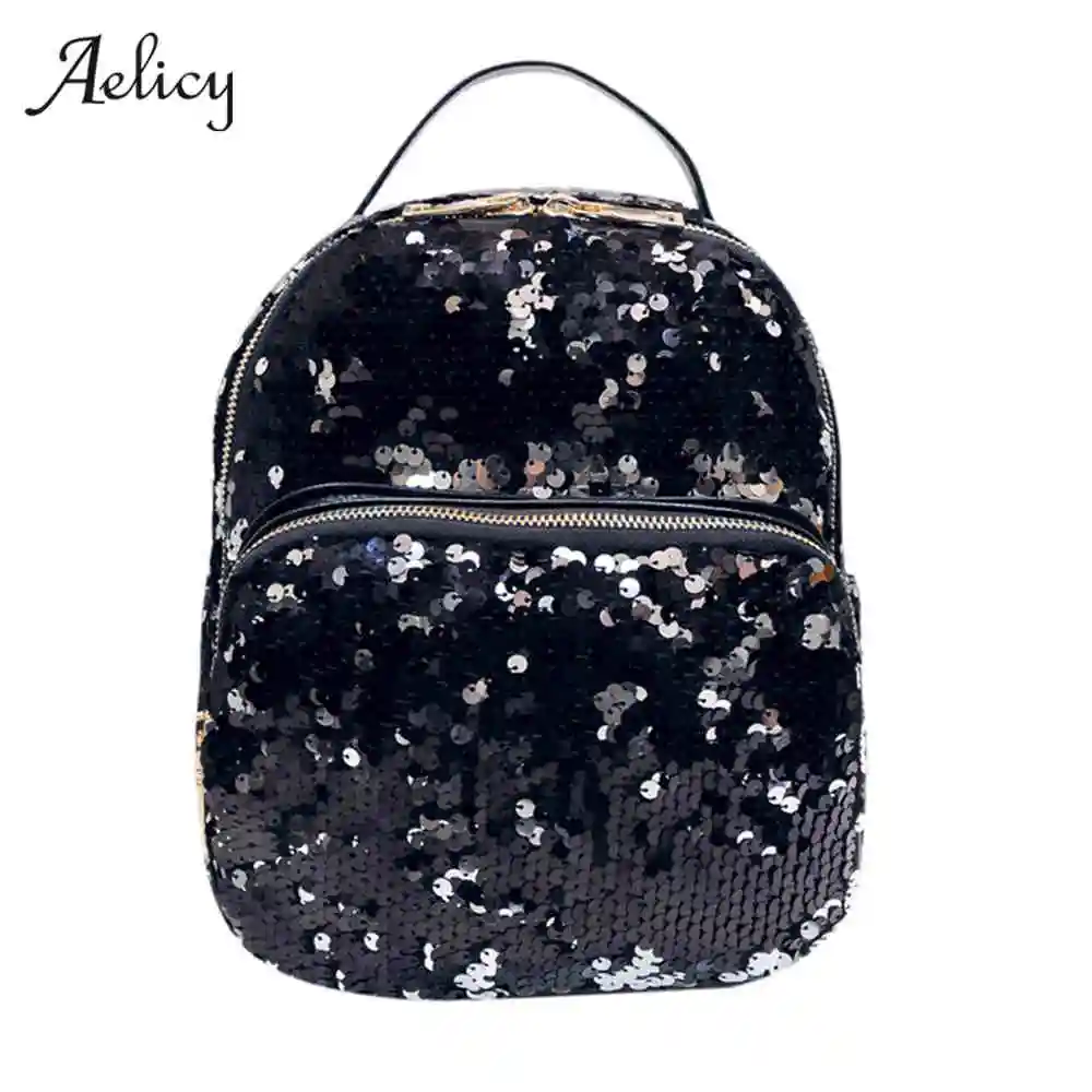Aelicy Mini PU Sequins Backpack Women School Bags Princess Bling Backpack Bag High Quality Small Travel Sequins Backpack
Aelicy Mini PU Sequins Backpack Women School Bags Princess Bling Backpack Bag High Quality Small Travel Sequins Backpack