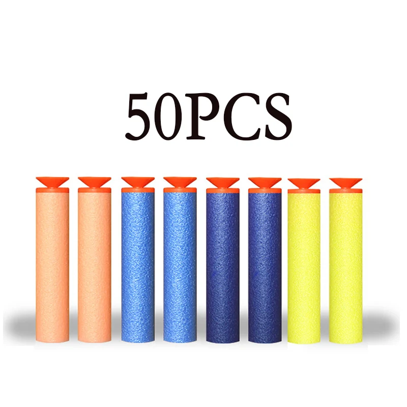50PCs Sucker Soft Hollow Hole Head 7.2cm Refill Dart Toy Gun Paintball Bullets Dart For Nerf Series Blasters Kid Children Gift
50PCs Sucker Soft Hollow Hole Head 7.2cm Refill Dart Toy Gun Paintball Bullets Dart For Nerf Series Blasters Kid Children Gift