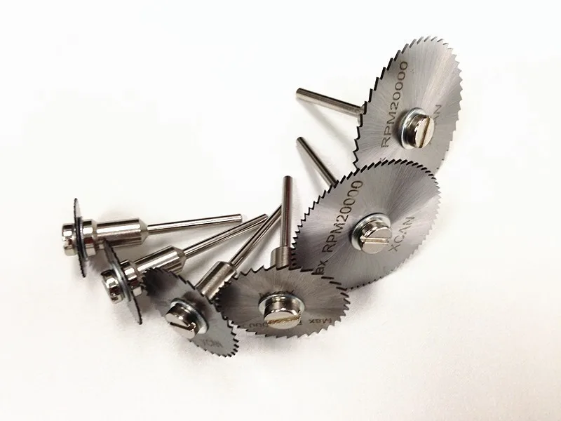 Fixmee HSS saw blades for rotary tools nitridation small saw blades 6 pieces set with a mandrel
Fixmee HSS saw blades for rotary tools nitridation small saw blades 6 pieces set with a mandrel